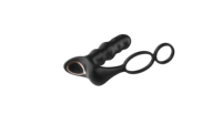 Vibrateur prostatique télécommandé à poussée, plug anal
