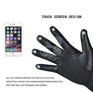Fashion High Quality Winter Wholesale Genuine 2024 Leather Workers <b>Warm</b> Sports Plain Outdoor Casual Party <b>Gloves</b> From Pakistan - Product Image 6