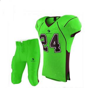 Servicio OEM, Último Estilo, Uniformes de Fútbol Americano para Adultos, Conjuntos de Manga Corta, 100% Poliéster, Uniformes de Fútbol Personalizables - Product Image 4