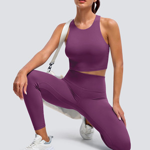 Camiseta Deportiva sin Mangas para Mujer, para Gimnasio, Fitness, Yoga, con Estampado de Logotipo Personalizado, de Secado Rápido, Camiseta Corta - Product Image 5