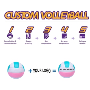 Balones de Voleibol Personalizados al por Mayor, Balón de Voleibol Inflable de Fibra PU de Tamaño 5 para Entrenamiento y Partidos - Product Image 5