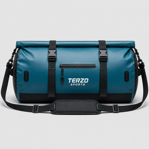 Terzo <b>Sports</b> Nylon Duffel <b>Bag</b> 30-40L Water Resistant Adjustable Strap Unisex <b>Outdoor</b> Casual Fitness <b>Bag</b> - Product Image 1