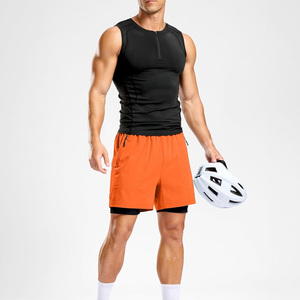 Shorts de cycliste personnalisés, fabricant d'articles de sport athlétiques, Pakistan, OEM, exportation mondiale - Product Image 2