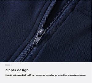 Men's Quarter Zip Fleece Pullover Thermal Compression Shirt Running Lightweight Sweatshirt Long Sleeve Polo Shirts Wholesale OEM - Product Image 6