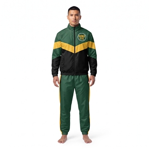 Ensemble de survêtement pour homme avec veste zippée et pantalon long, respirant et sportif - Product Image 3