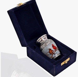 Premium Handmade Beaded <b>Keepsake</b> Urn <b>Memorial</b> Ashes <b>Box</b> for Table Decor at Best Price - Product Image 1