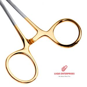 ที่จับเข็ม Neivert ทำจากทังสเตนคาร์ไบด์ ปากหยัก พร้อมวงแหวนโค้งงอ เครื่องมือผ่าตัด - Product Image 3