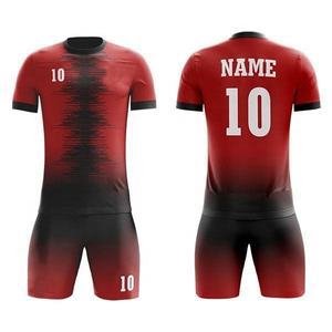 Conjunto de Uniforme de Fútbol Personalizado Rojo para Hombre, Camiseta de Manga Corta con Cuello Camisero, Poliéster que Absorbe la Humedad, Pantalones Cortos Blancos, Calcetines Negros - Product Image 5