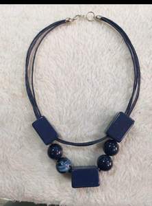 Javed Handicrafts Vintage Geometric Resin Beaded <b>Necklace</b> Vibrant Colors <b>Statement</b> Jewelry Unisex Party Wear Stylish Gift - Product Image 6