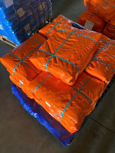 Lona de Polietileno Naranja Resistente, Impermeable, Resistente a los Rayos UV y al Viento, para Uso en Exteriores, Agricultura, Construcción y Transporte - Product Image 2