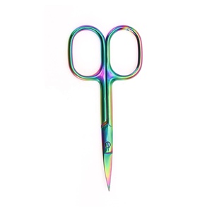 Ciseaux à sourcils professionnels pour manucure, personnalisables (logo et taille), design tendance, vente en gros - Product Image 3