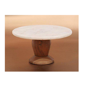 Wood & <b>Marble</b> <b>Cake</b> <b>Stand</b> Decoration With Acrylic Dome <b>Cake</b> <b>Stand</b> Modern Decoration <b>Marble</b> <b>Cake</b> <b>Stand</b> - Product Image 6