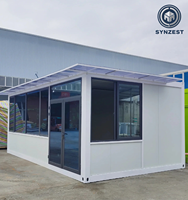 Edificio de Oficinas Prefabricado para Casas Contenedor, Casas Contenedor Desmontables, Casas de Tablero Móviles