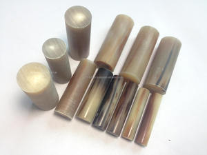 Rouleau de corne de buffle de haute qualité, poli, écologique, style animal, corne naturelle pour la fabrication de poignées - Product Image 4