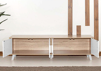 Meuble TV élévateur élégant et moderne de luxe, contemporain, pour salon, chambre à coucher, hôtel, fournisseur malaisien, démontable/DIY