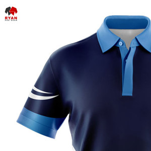 เสื้อโปโลผู้ชายแบบสวมหัว ดีไซน์พิเศษจาก Ryan Pro Gear พร้อมโลโก้สั่งทำ ทรงปกติ - Product Image 4