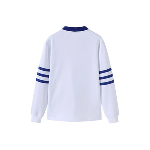 Cárdigan de Forro Polar Blanco con Cuello en V Personalizado de la Fraternidad Sigma para Compradores de Marca Privada, para Pedidos de Marca Personalizada con Soporte OEM al por Mayor - Product Image 2