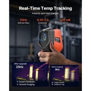 Telecamera Termica Portatile 2MP con Immagini Visuali 256 X 192 IR, Frequenza di Aggiornamento 25HZ per Rilevamento Termico ad Alta Risoluzione - Product Image 4