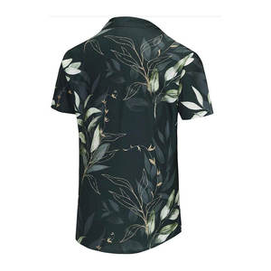 New Men Summer Seaside Beach Shirt Digital Print Vacation Casual Top Fashion <b>Button</b> up Short Sleeve Printed Mens Shirts - Product Image 2