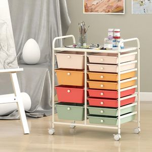 Carrello Portaoggetti a 12 Cassetti, Organizzatore Mobile Multiuso - Product Image 3