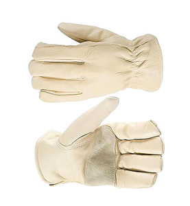 Guantes de Seguridad HOLY SIGNS INTERNATIONAL EN420, Cuero de Oveja Flexible, Transpirables y Cómodos, con Puño de Seguridad - Product Image 1