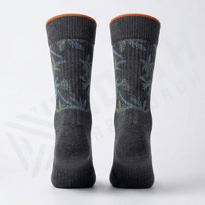 Custom Logo Bamboo <b>Socks</b> Men Women Breathable Soft Eco Friendly Anti Odor Moisture Wicking Daily Casual Wear Customized Color - Product Image 2