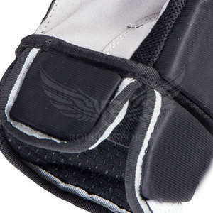 Premium Protection High Quality Leather Ice Hockey Gloves Full Finger UV Protection Lace-Up Closure Adjustable <b>Wrist</b> <b>Strap</b> - Product Image 5