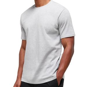 เสื้อเชิ้ตผู้ชายผ้าฝ้าย 100% ดีไซน์เรียบง่าย สวมใส่สบาย เหมาะสำหรับวิ่งออกกำลังกาย คอทรงกลม ลดราคาจากโรงงาน - Product Image 3