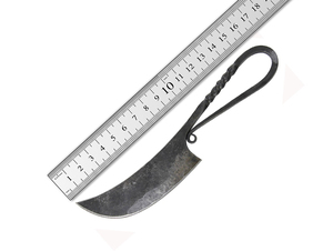 Couteau médiéval en acier carbone de qualité supérieure, couteau artisanal à lame fixe, outil d'aventure en plein air, de bushcraft, de chasse et de survie, vente en gros - Product Image 2
