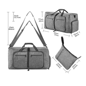 Bolsa Deportiva de Alta Calidad, Personalizada ODM OEM, Impermeable, Ligera, para Gimnasio, Fitness, Yoga, de Tela de Algodón, con Cierre y Logotipo Personalizado, para Viaje - Product Image 2