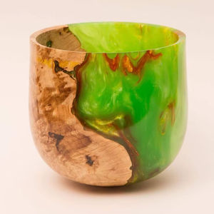 Tarro de madera para almacenamiento en la cocina con tapa, para guardar especias secas, hierbas, granos de café, hojas de té y productos esenciales de despensa. - Product Image 1