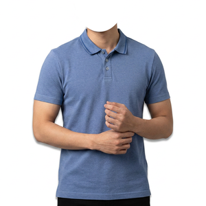 Camisa de Manga Corta para Hombre 2026, Algodón Piqué, Transpirable, Corte Casual, Largo Regular, Diseño con Botones, Logotipo Tejido en la Parte Delantera - Product Image 4
