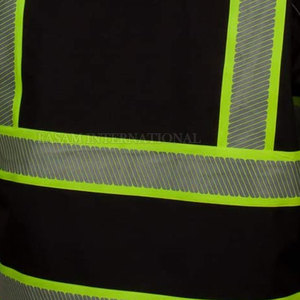 เสื้อแจ็คเก็ตยามรักษาความปลอดภัยแบบใหม่ บริการ OEM คุณภาพสูง สีพื้น - Product Image 6