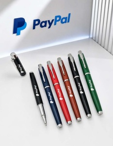 Stylos à bille noirs et or élégants, ensemble de stylos de bureau noirs et or, collection de stylos à bille haut de gamme, cadeau d'entreprise - Product Image 1