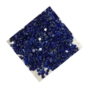 6mm Natural Lapis Lazuli cabochão Rodada