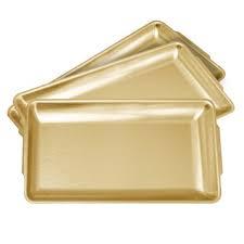 Plato Rectangular de Bronce Premium con Diseño Clásico, Portátil y Apto para Lavavajillas, para Hostelería - Product Image 6