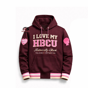 Conjunto Deportivo Personalizado HBCU - Ropa Deportiva Casual con Capucha de Primera Calidad 100% Algodón para Equipos y Universidades - Product Image 2