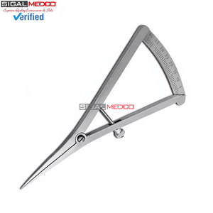 Calibrador Recto de 4.5 Pulgadas de Largo para Mapeo Óseo, Instrumento de Medición de 0-40mm con Escala de Precisión para Implantes Dentales, Quirúrgicos y de Ortodoncia - Product Image 6