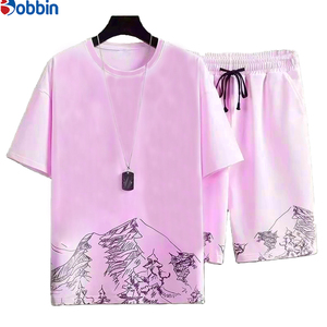 Nueva Colección de Verano, Conjunto Deportivo Informal Personalizado para Hombre, Talla Grande, Estampado, Transpirable, Cómodo, Unisex - Product Image 2