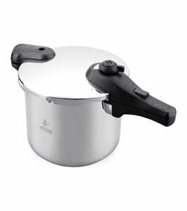 Olla a Presión Premium de 8L de Acero Inoxidable 18/10 con Sistema de Seguridad Avanzado, Tapa de Vidrio y Cesta para Vapor - Product Image 1