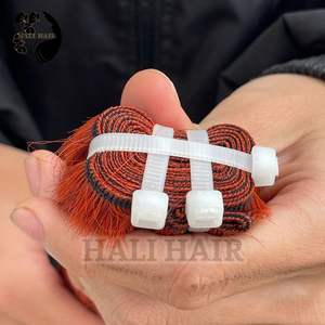 Haute Qualité 100% Remy Vietnamien Extensions De Cheveux Humains Couleur Naturelle Trame Cheveux Raides Super Double Extrémités Dessinées Hali Collection - Product Image 5