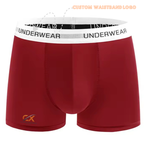 Calzoncillos Boxer para Hombre de Secado Rápido, Cintura Media, con Logotipo Personalizado, Precio Más Bajo, Ropa Interior Transpirable, Venta al Por Mayor, Directo de Fábrica - Product Image 5