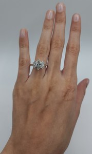 2.30 CT Lab Grown Marquise Cut <b>Diamond</b> <b>Ring</b> in 18K Gold | IGI Certified Luxury Engagement <b>Ring</b> | Elegant Bridal Jewelry - Product Image 2