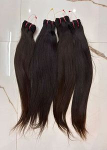 Extensions de cheveux naturels indiens doublement étirés, lisses, légères, à bandes adhésives, confortables - Product Image 5