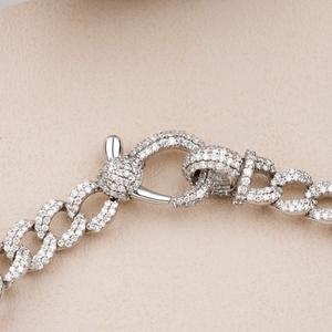 Pulseras de Cadena Cubana Miami de 15 mm con Diamantes Engastados en Oro de 18k, Joyería Fina de Lujo Personalizada Estilo Hip Hop, Venta al por Mayor - Product Image 2