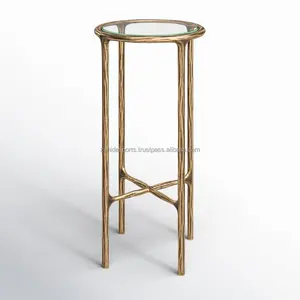 Wholesale Gold-Tone Metal Coffee <b>Table</b> Coastal Design Christmas Modern Furniture Supplier Export Grade Premium Furniture - Product Image 1