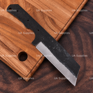 UA Supplies Hand Forged High Carbon Steel Bull <b>Cutter</b> Straight <b>Edge</b> Hunting Woodworking Knife Steel Handle 10 in Overall Length - Product Image 4