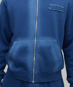 <b>Men</b> Sun Faded Tracksuit Oversized Crew Neck Jogger <b>Pants</b> Relaxed Fit Casual Everyday <b>Lounge</b> Wear Clothing Sweatshirt High Waist - Product Image 4