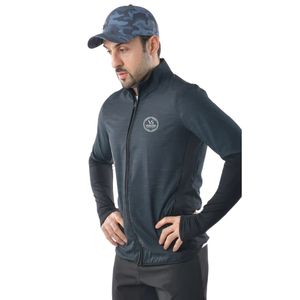 Sports <b>Jacket</b> 2.0 Lightweight Athletic Running Training <b>Zip</b>-<b>Up</b> Activewear Windbreaker for Men & Women Outdoor Fitness Black - Product Image 2