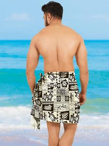Pareo de Lino para Hombre, Falda Envolvente Ligera para la Playa - Product Image 2